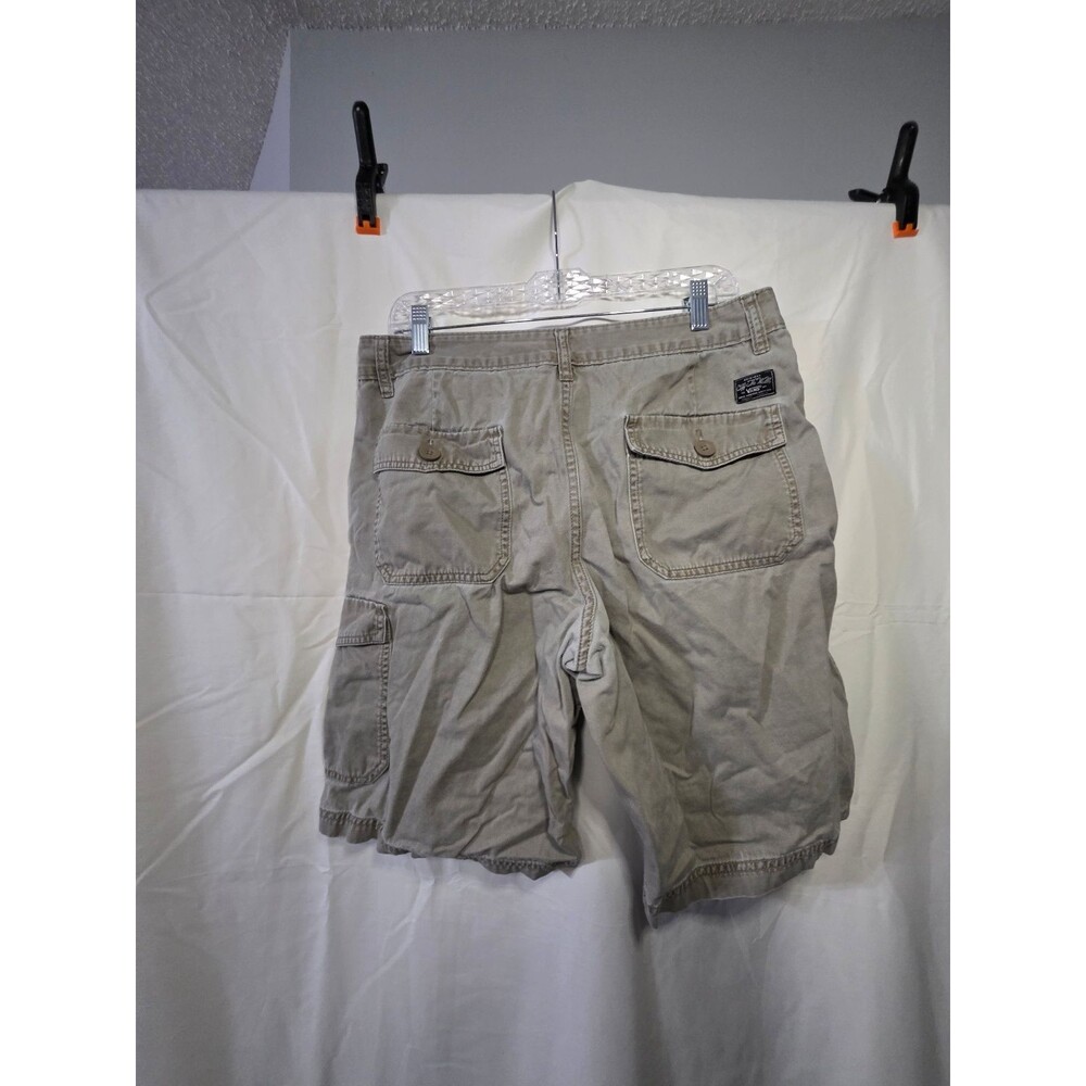 Vans Men's Cargo Shorts 34 Khaki 100% Cotton Off The Wall - Picture 4 of 7